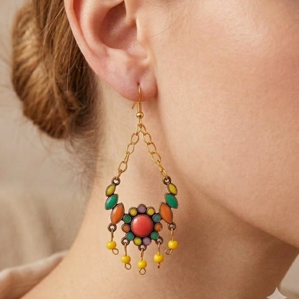 Colorful Dangle Earrings